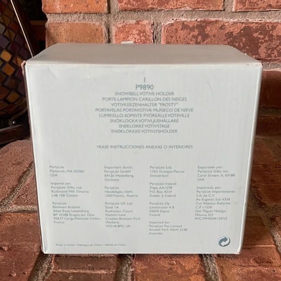 NIB PartyLite Snowbell Snowman Votive Holder - Picture 9 of 9